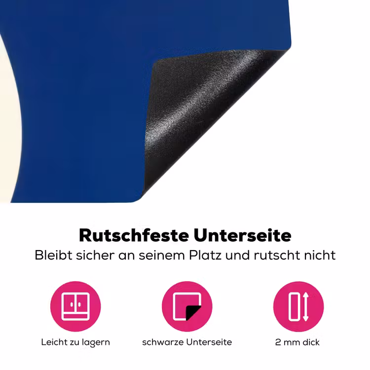 Zwaan - Wit - Snavel - Illustratie Inductie beschermer vinyl 3mm klein -zzzzzzz-lf-onderkant