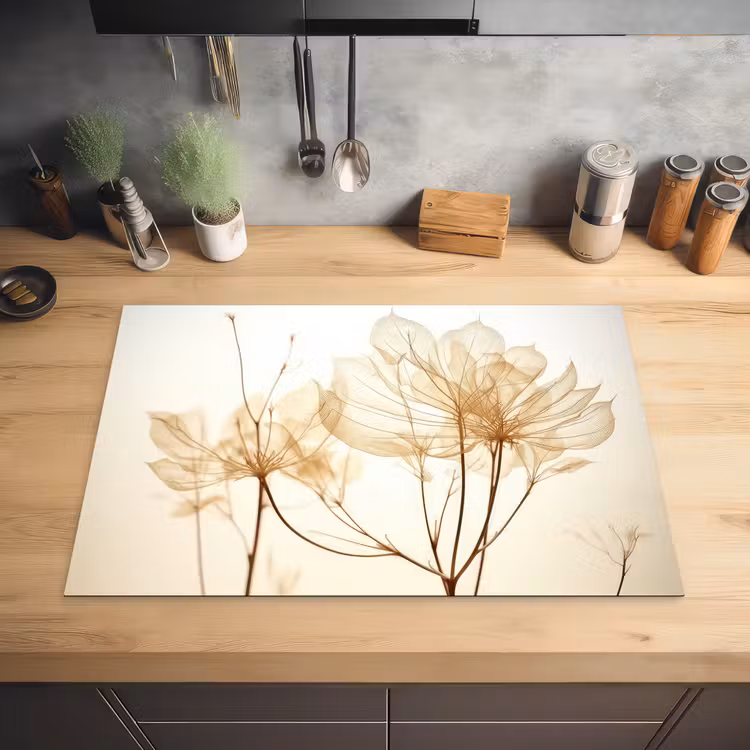 Zijden Contouren bij Zonsopgang Inductie beschermer vinyl 3mm klein -sfeer5