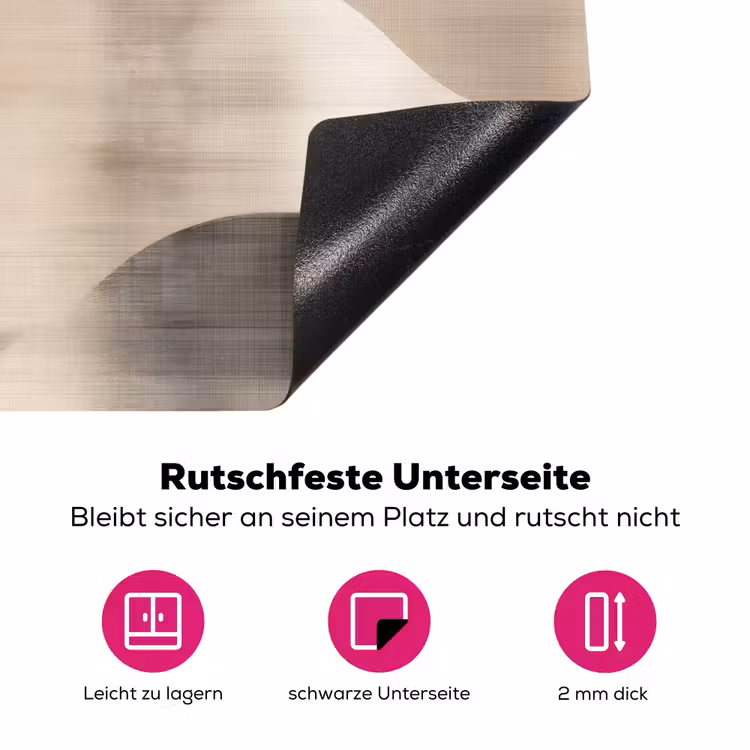 Grillige vormen - Subtiele overgangen - Dynamisch Inductie beschermer vinyl 3mm klein -zzzzzzz-lf-onderkant