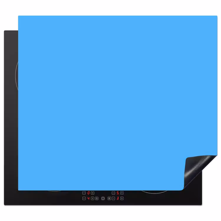 Sky - Blue - Blauw Inductie beschermer vinyl 3mm middel 274 -3d