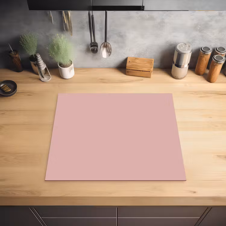 Soft - Blush - Roze Inductie beschermer vinyl 3mm middel 274 -sfeer5
