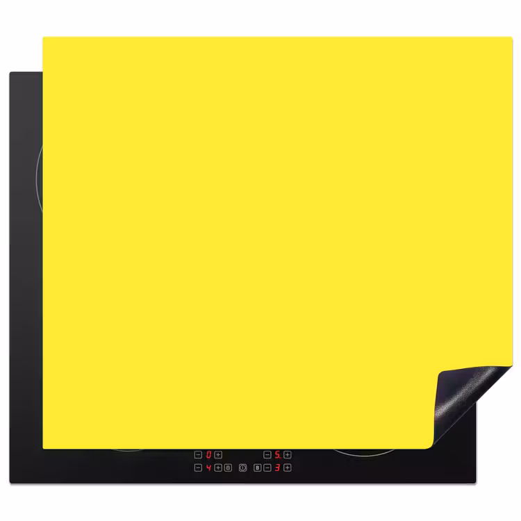 Soft - Custard - Geel Inductie beschermer vinyl 3mm middel 274 -3d