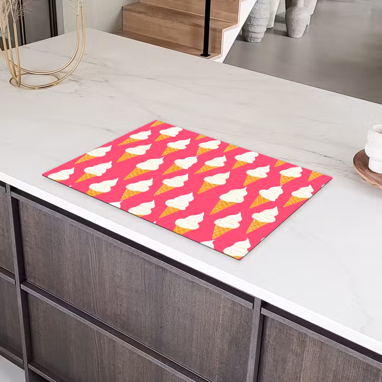Softijs - Horentje - Roze Inductie beschermer vinyl 3mm klein 276 -sfeer8