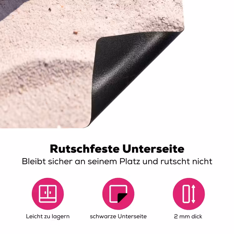 Zonnebril - Strand - Vakantie - Rood Inductie beschermer vinyl 3mm middel -zzzzzzz-lf-onderkant