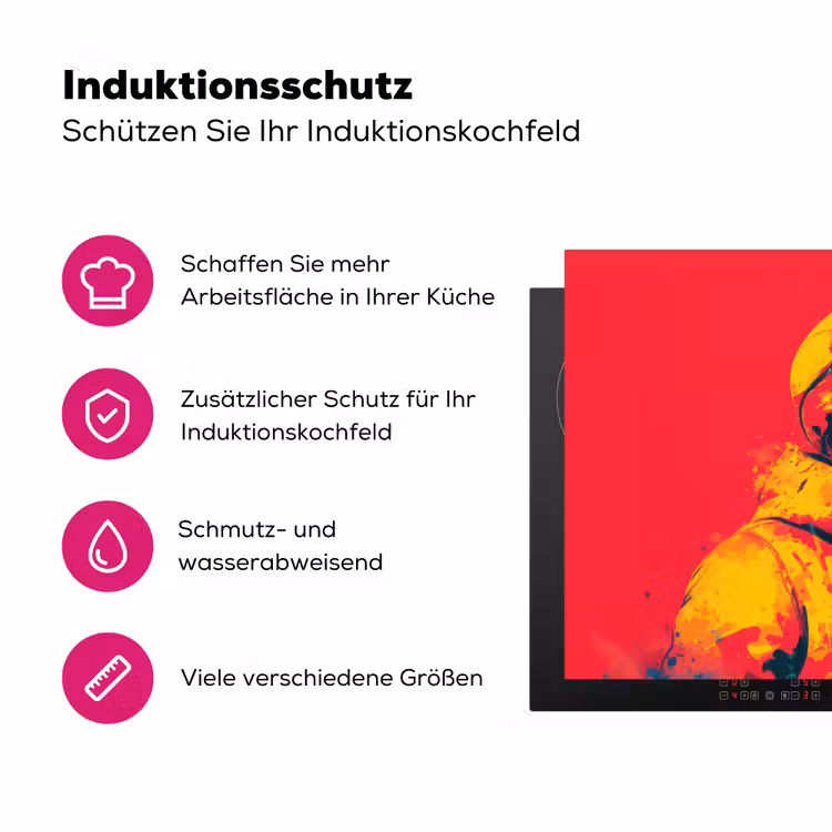 Zonnebril - Schedel - Jas - Rood Inductie beschermer vinyl 3mm klein -zzzzzzz-lf-ups