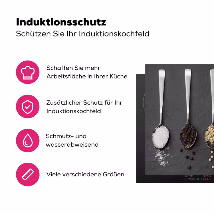 Spiegel van Smaken Inductie beschermer vinyl 3mm klein -zzzzzzz-lf-ups