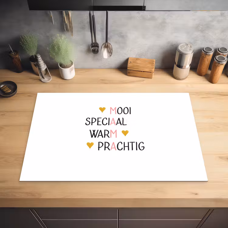 Spreuken - Mama - Quotes Inductie beschermer vinyl 3mm klein -sfeer5
