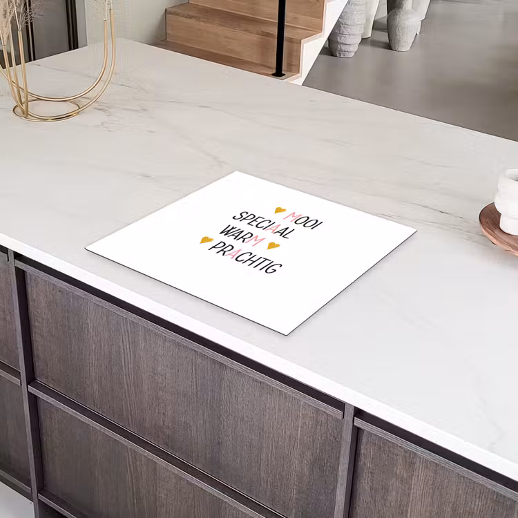 Spreuken - Mama - Quotes Inductie beschermer vinyl 3mm middel -sfeer8