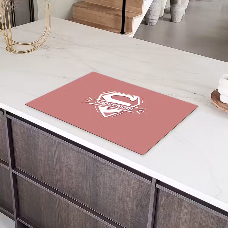 Spreuken - Supermom - Moeder - Quotes Inductie beschermer vinyl 3mm klein -sfeer8