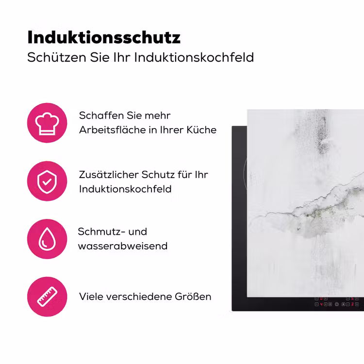 Sporen van Verleden Inductie beschermer vinyl 3mm klein -zzzzzzz-lf-ups