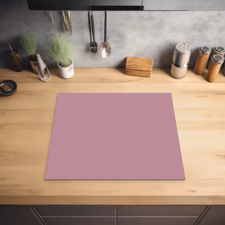 Dusty - Mauve - Paars Inductie beschermer vinyl 3mm middel 274 -sfeer5