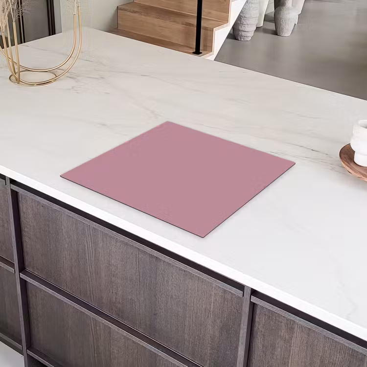 Dusty - Mauve - Paars Inductie beschermer vinyl 3mm middel 274 -sfeer8