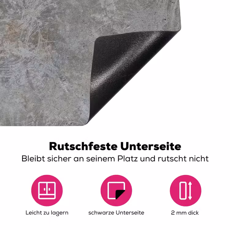 Stenen - Beton - Patronen Inductie beschermer vinyl 3mm klein 276 -zzzzzzz-lf-onderkant