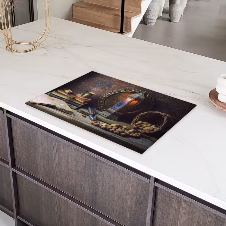 Stilleven met Antieke Uitstraling Inductie beschermer vinyl 3mm klein -sfeer8