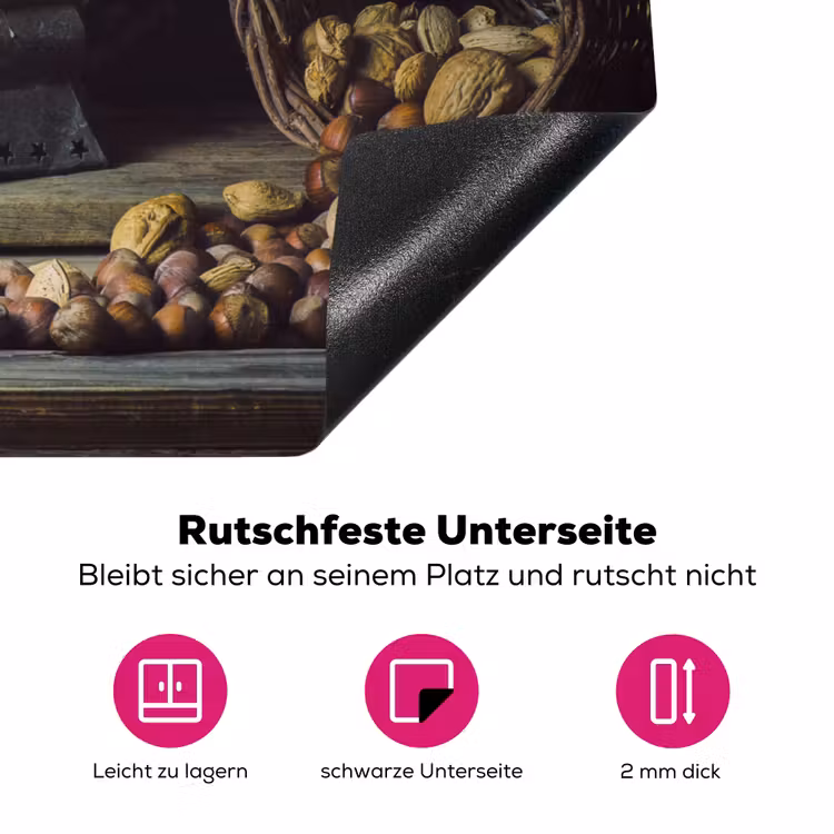 Stilleven met Antieke Uitstraling Inductie beschermer vinyl 3mm klein -zzzzzzz-lf-onderkant