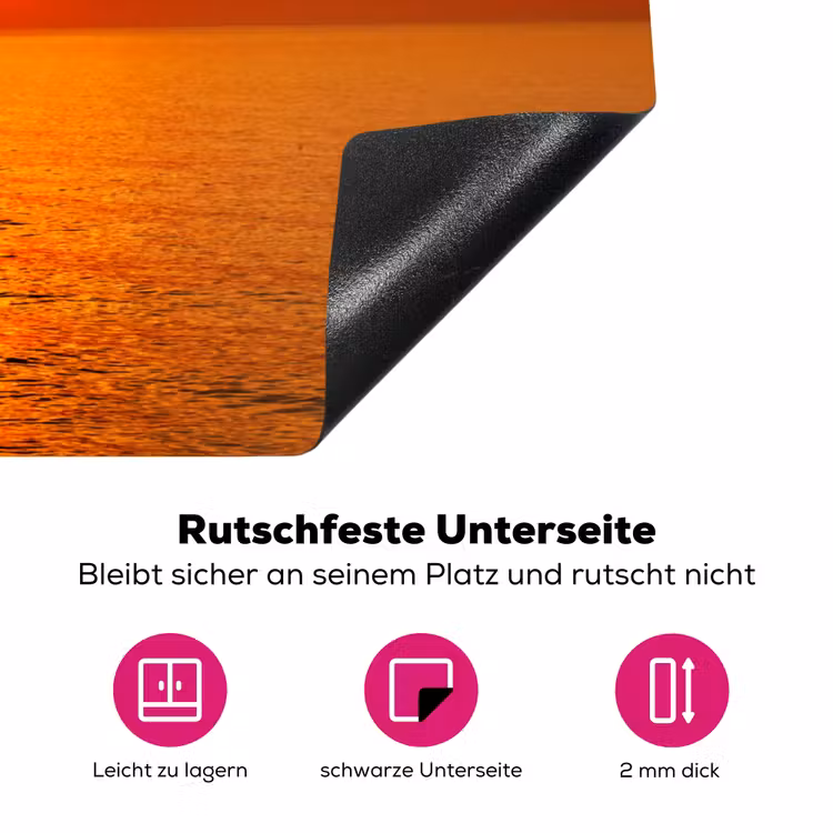 Stralen van Licht Inductie beschermer vinyl 3mm klein -zzzzzzz-lf-onderkant