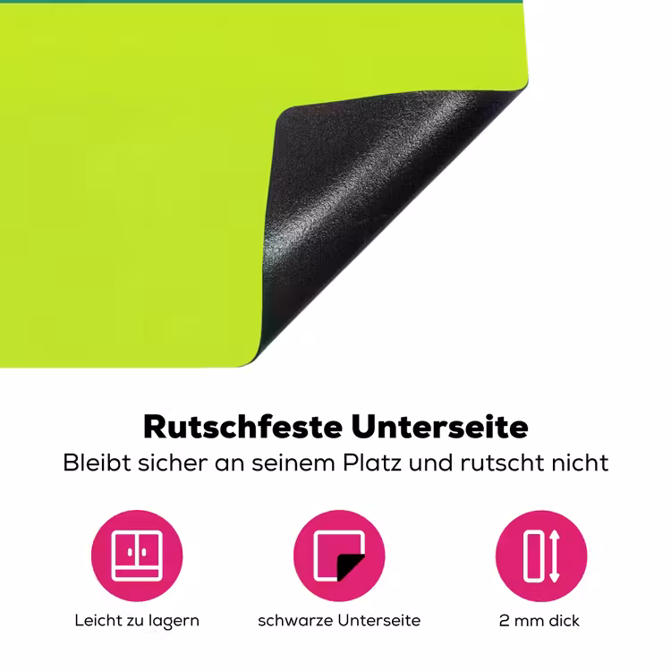 Strepen - Modern - Kleurrijk Inductie beschermer vinyl 3mm klein -zzzzzzz-lf-onderkant