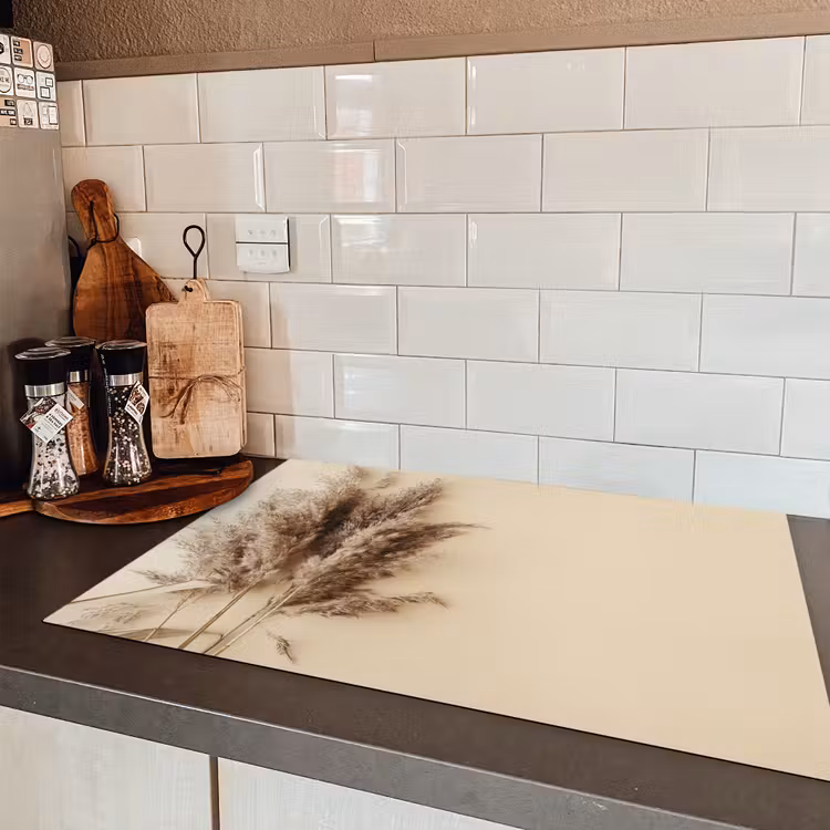 Subtiel Rietdans Inductie beschermer vinyl 3mm klein -sfeer3