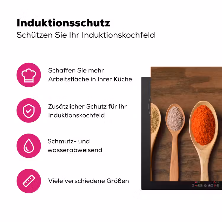 Symmetrie van Smaakmakers Inductie beschermer vinyl 3mm klein -zzzzzzz-lf-ups
