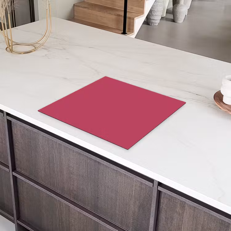 Deep - Berry - Rood Inductie beschermer vinyl 3mm middel 274 -sfeer8