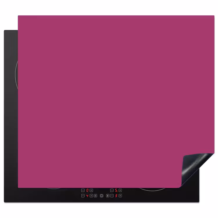Deep - Magenta - Paars Inductie beschermer vinyl 3mm middel 274 -3d