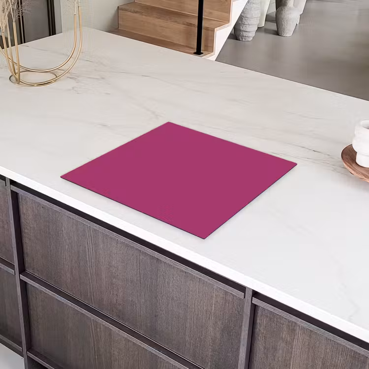 Deep - Magenta - Paars Inductie beschermer vinyl 3mm middel 274 -sfeer8