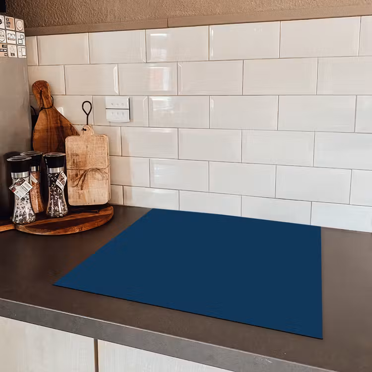 Deep - Ocean - Blauw Inductie beschermer vinyl 3mm middel 274 -sfeer3