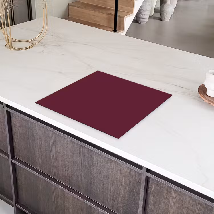 Deep - Plum - Paars Inductie beschermer vinyl 3mm middel 274 -sfeer8