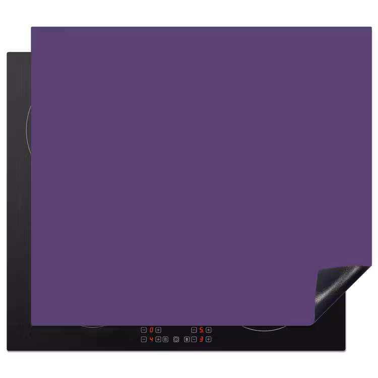 Deep - Plum - Paars Inductie beschermer vinyl 3mm middel 274 -3d