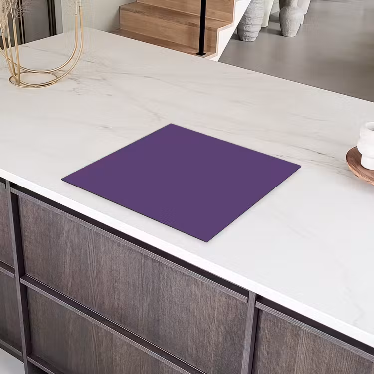 Deep - Plum - Paars Inductie beschermer vinyl 3mm middel 274 -sfeer8