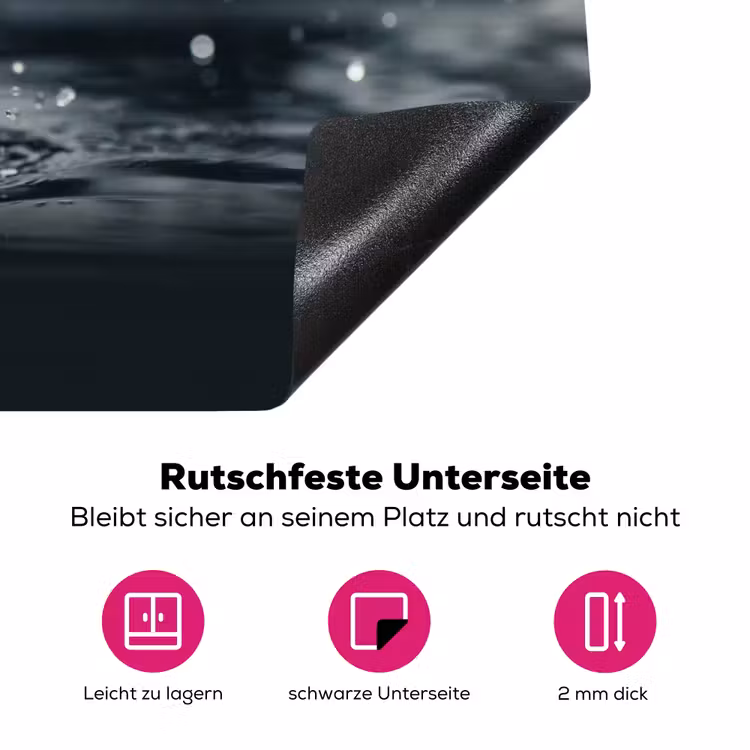 Tomaat - Groente - Stilleven - Water - Rood Inductie beschermer vinyl 3mm klein -zzzzzzz-lf-onderkant
