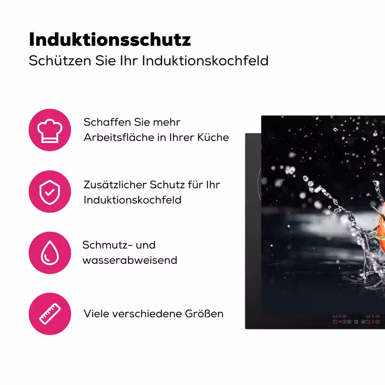 Tomatentwist Inductie beschermer vinyl 3mm klein -zzzzzzz-lf-ups