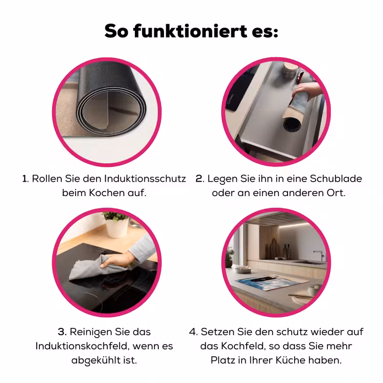 Herdabdeckplatte - Traum – Wüste – Auge - Droom - Woestijn - Oog Inductie beschermer vinyl 3mm middel