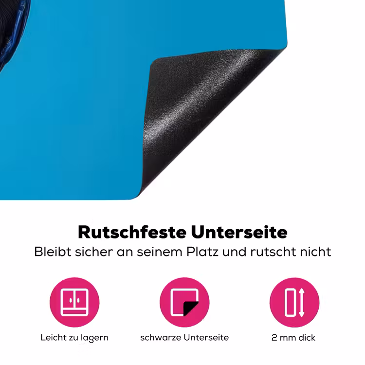 Tucan - Sokkel - Vogel - Koksmuts Inductie beschermer vinyl 3mm klein -zzzzzzz-lf-onderkant