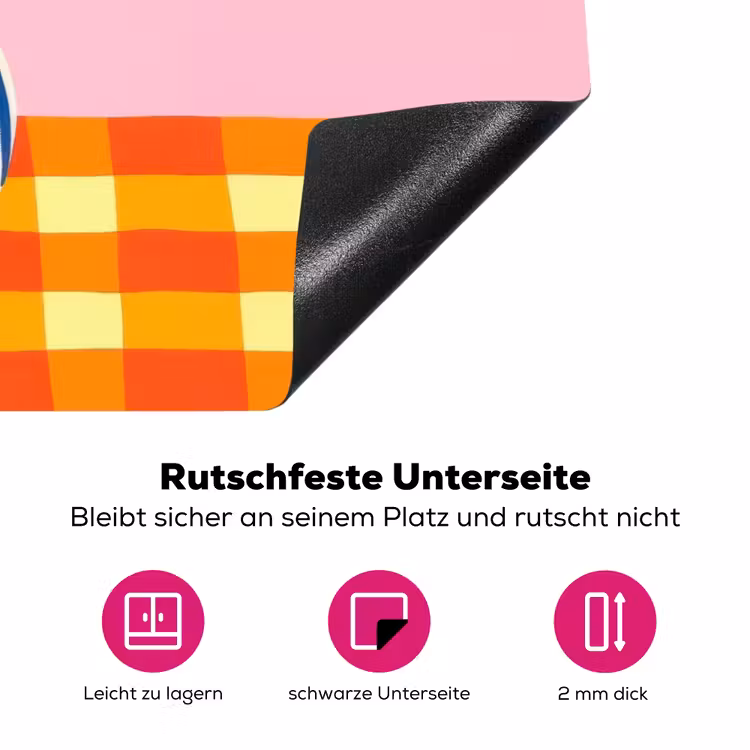 Tulpen - Roze - Vaas Inductie beschermer vinyl 3mm klein -zzzzzzz-lf-onderkant