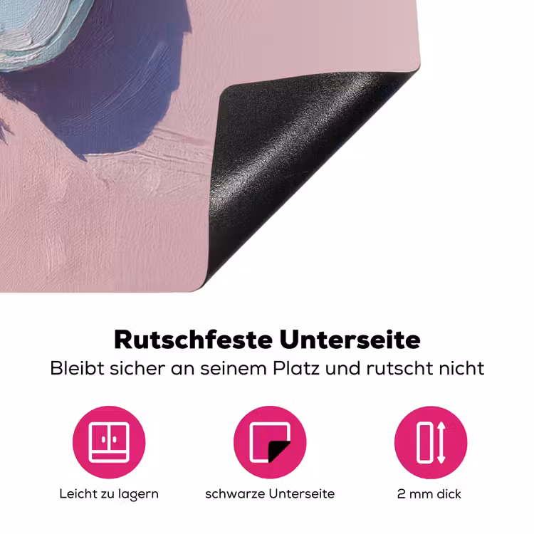 Sneakers - Veters - Kleurrijk - Schaduw Inductie beschermer vinyl 3mm klein -zzzzzzz-lf-onderkant