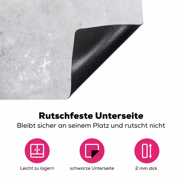 Gestolde Tijd Inductie beschermer vinyl 3mm klein -zzzzzzz-lf-onderkant