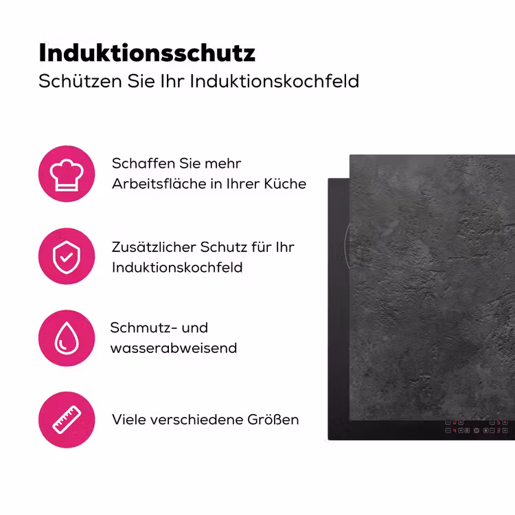 Fluisterende Schemering Inductie beschermer vinyl 3mm klein -zzzzzzz-lf-ups