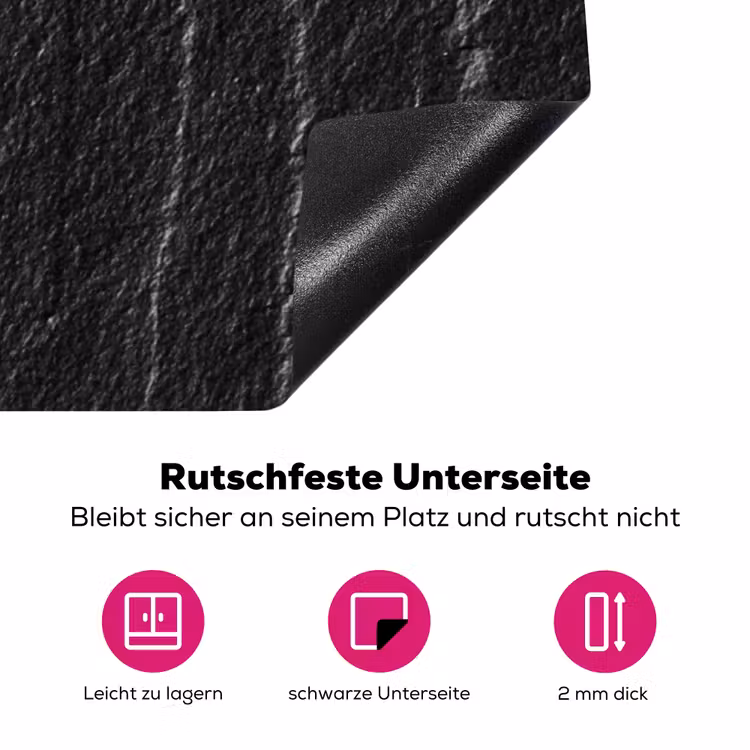 Verborgen Rivieren Inductie beschermer vinyl 3mm klein -zzzzzzz-lf-onderkant