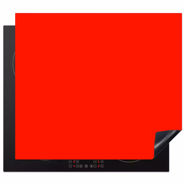 Vibrant - Vermilion - Rood Inductie beschermer vinyl 3mm middel 274 -3d