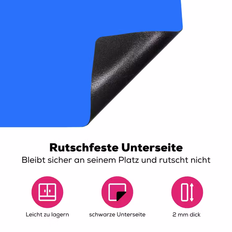 Vivid - Cobalt - Blauw Inductie beschermer vinyl 3mm middel 274 -zzzzzzz-lf-onderkant