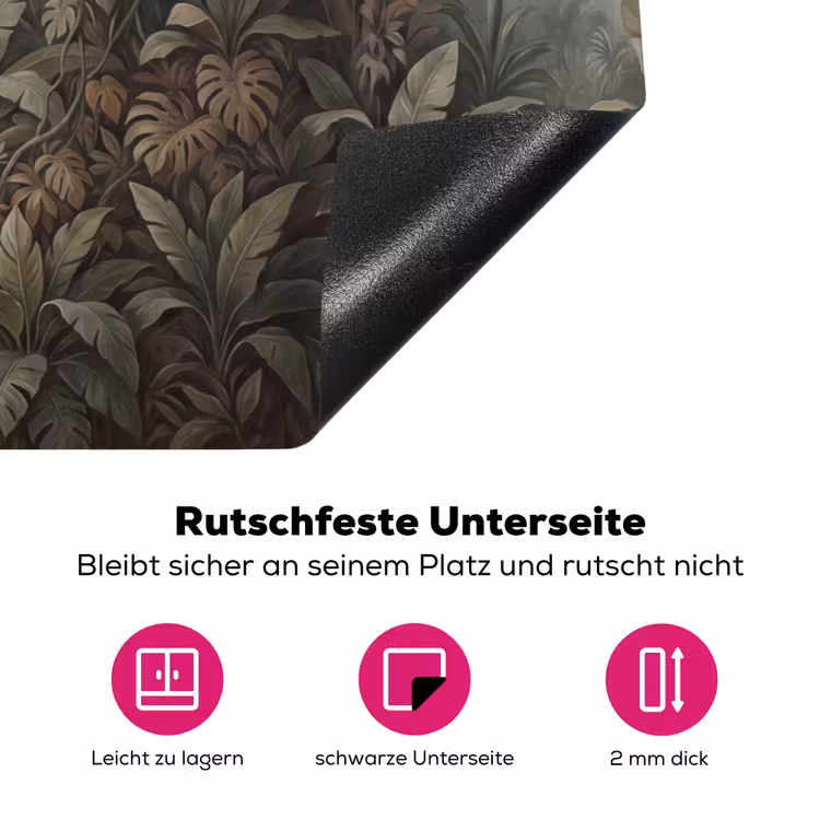 Vogel - Vliegend - Tropisch - Landschap - Klassiek Inductie beschermer vinyl 3mm klein -zzzzzzz-lf-onderkant
