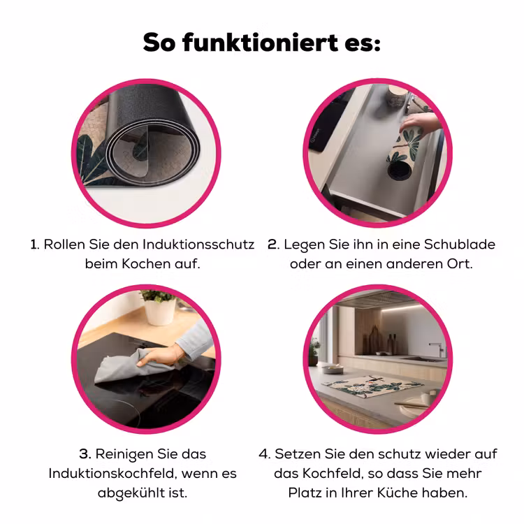 Vogel - Mozaïek - Tropisch - Natuur - Kleurrijk Inductie beschermer vinyl 3mm middel -zzzzzzz-lf-werking