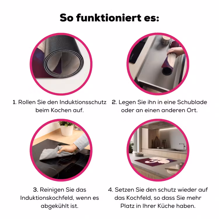 Vogel - Koppel - Liefde - Abstract - Wit Inductie beschermer vinyl 3mm middel -zzzzzzz-lf-werking