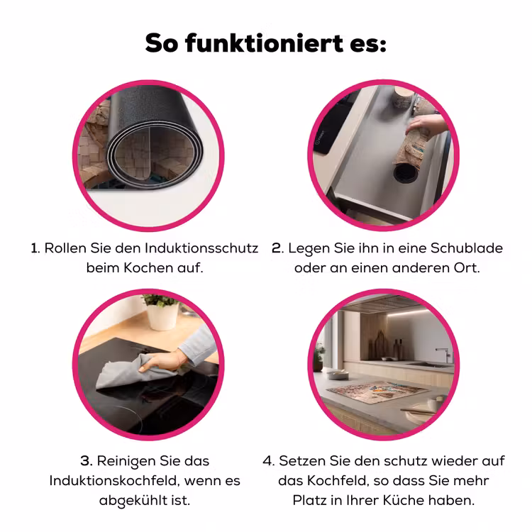 Vogel - fontein - mozaiek - kleurrijk - dieren Inductie beschermer vinyl 3mm middel -zzzzzzz-lf-werking