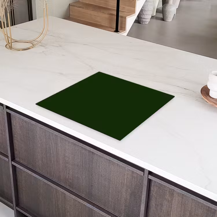 Forest - Green - Groen Inductie beschermer vinyl 3mm middel 274 -sfeer8