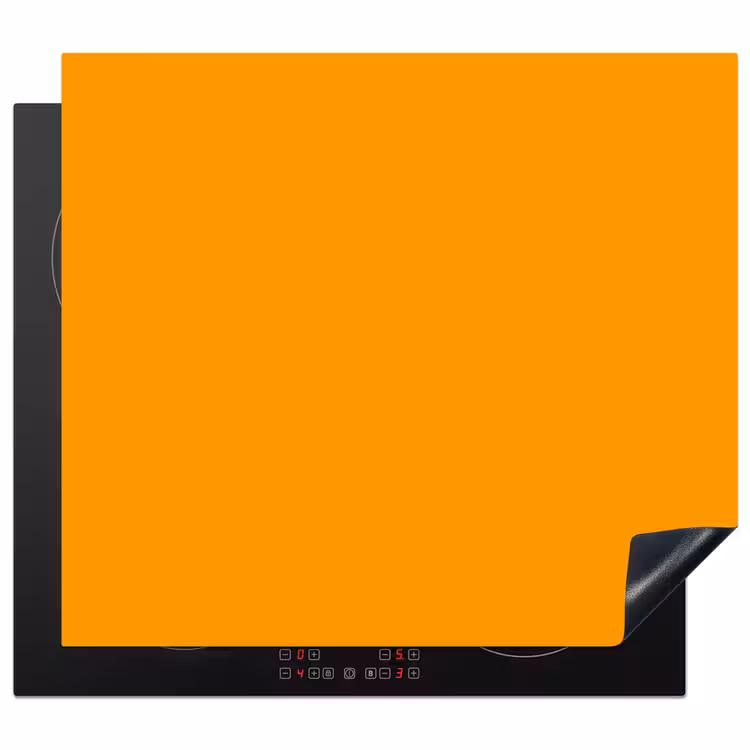 Warm - Ochre - Oranje Inductie beschermer vinyl 3mm middel 274 -3d
