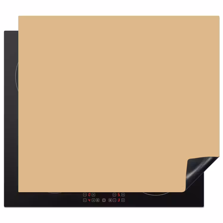 Warm - Sand - Nude Inductie beschermer vinyl 3mm middel 274 -3d