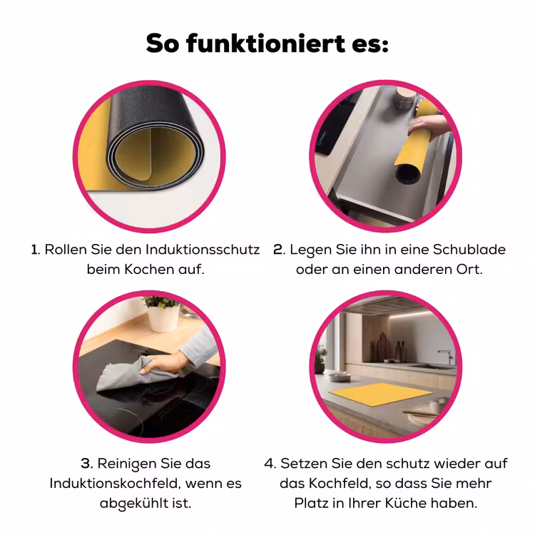 Warm - Sand - Terracotta Inductie beschermer vinyl 3mm middel 274 -zzzzzzz-lf-werking