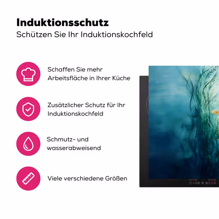 Waterplanten - Vissen - Kleurrijk - Water Inductie beschermer vinyl 3mm klein -zzzzzzz-lf-ups
